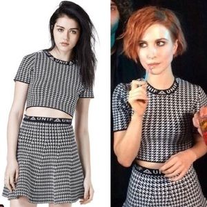 UNIF Badsport 2 Piece Houndstooth Set *NEW*